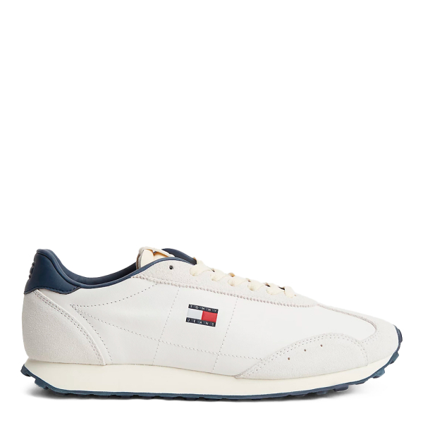 Tommy Hilfiger Chaussures de course en cuir darchive - 42 Blanc- Ref 99 €